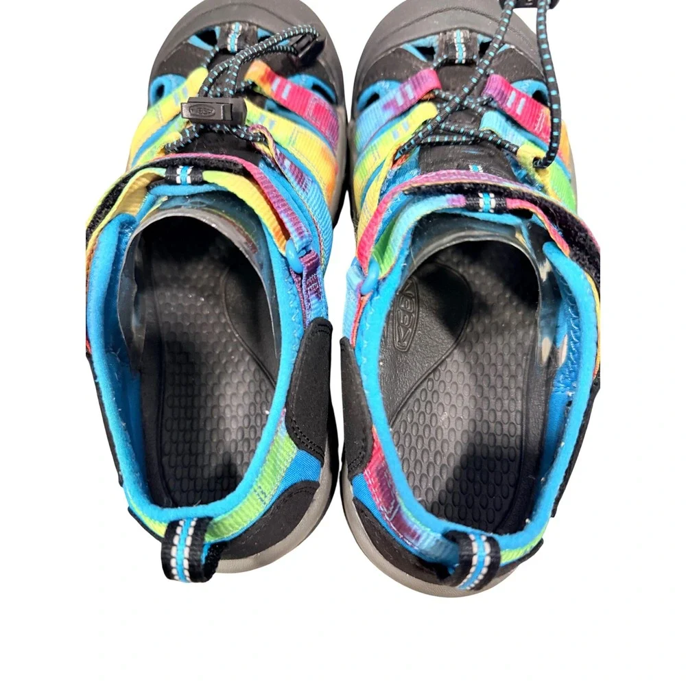 Keen Newport H2 Water‎ Sandals Rainbow Tie Dye Kids Size 5 Youth US